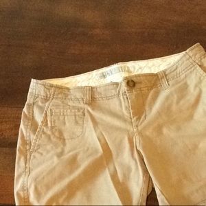 Khaki Low Rise Old Navy Shorts